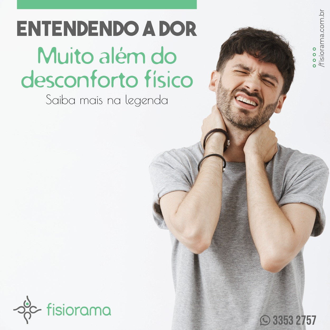 você sabia que a percepção de dor vai além do desconforto físico?